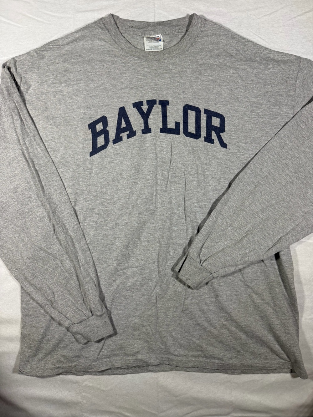 Vintage Baylor University Crewneck Long Sleeve Tee